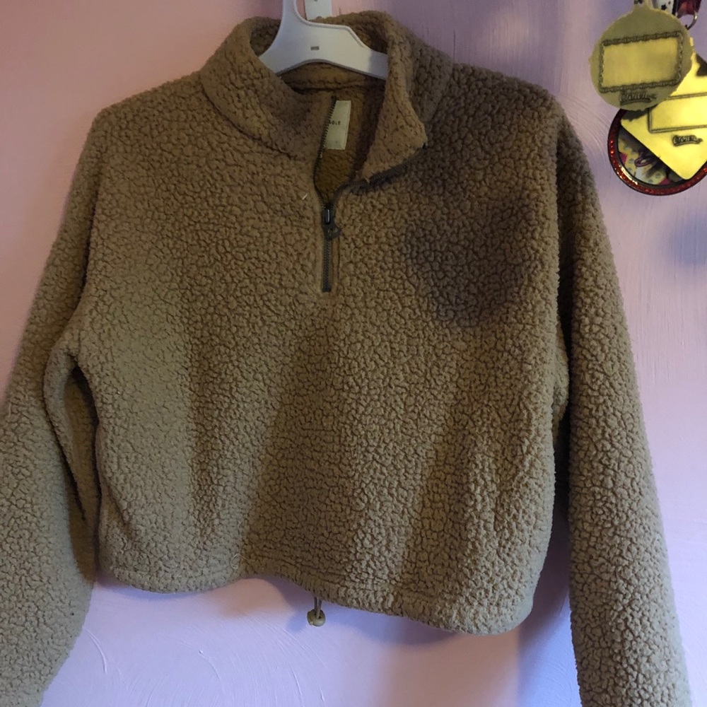 Teddy crop top